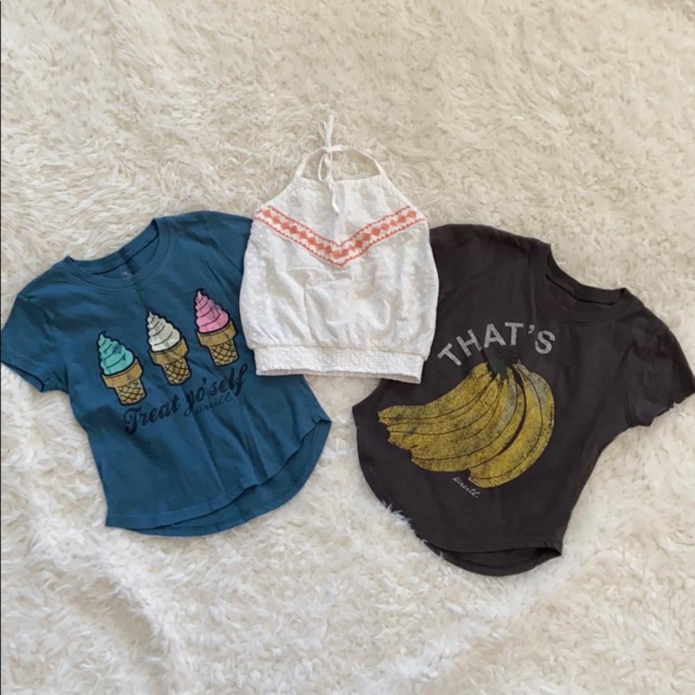 Bundle of O’Neill tips girls 3T